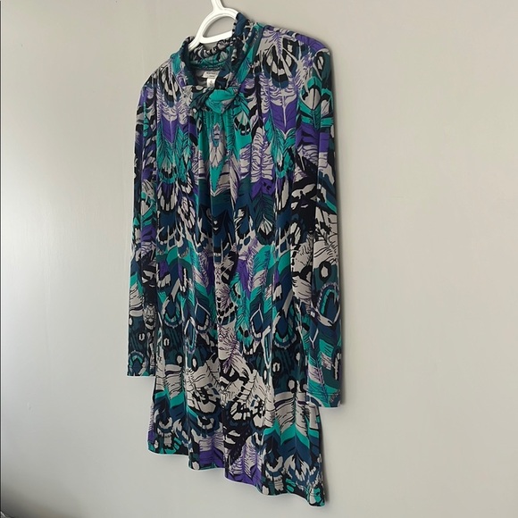 Patterned Women's Top - Multicolor - Picture 5 of 9